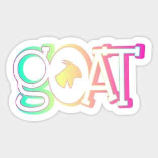 GOAT G.O.A.T. Sticker